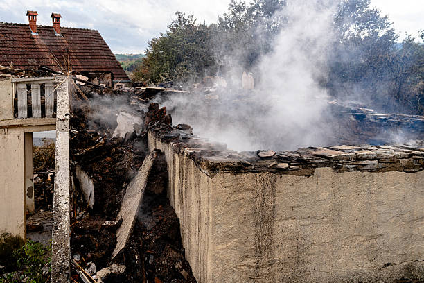 Professional Fire Damage Assessment technician working in Glenwood City, WI